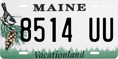 ME license plate 8514UU