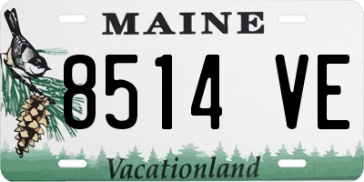 ME license plate 8514VE