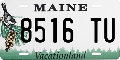 ME license plate 8516TU