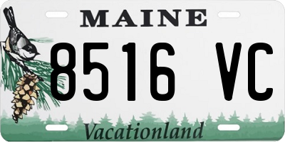 ME license plate 8516VC