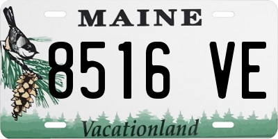 ME license plate 8516VE