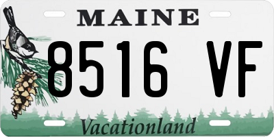 ME license plate 8516VF