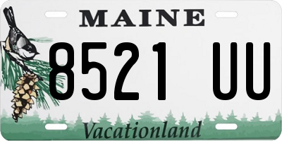 ME license plate 8521UU