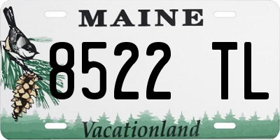 ME license plate 8522TL