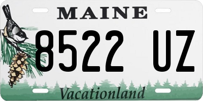 ME license plate 8522UZ