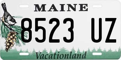 ME license plate 8523UZ