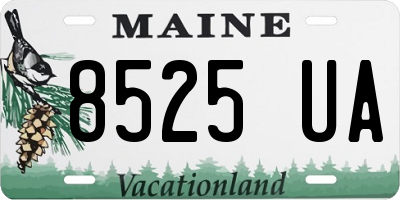 ME license plate 8525UA