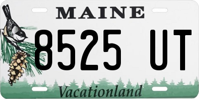 ME license plate 8525UT