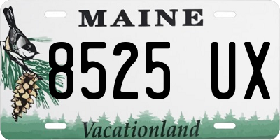 ME license plate 8525UX