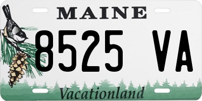 ME license plate 8525VA