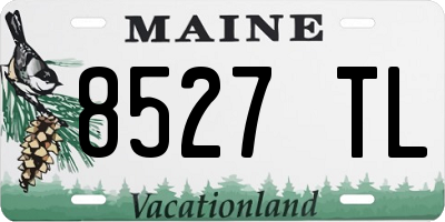 ME license plate 8527TL
