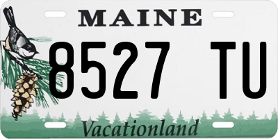 ME license plate 8527TU