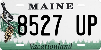ME license plate 8527UP