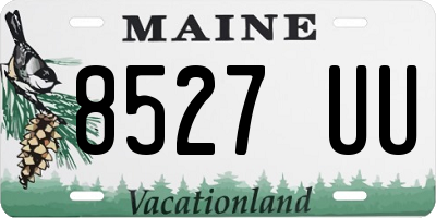 ME license plate 8527UU