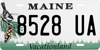 ME license plate 8528UA