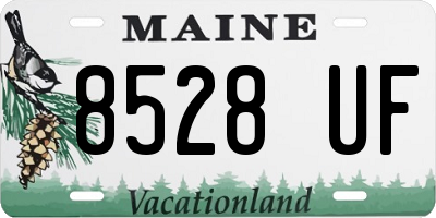 ME license plate 8528UF