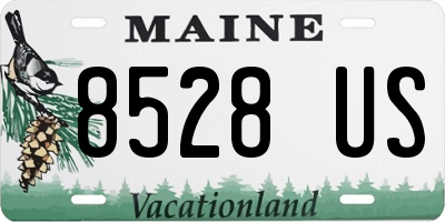 ME license plate 8528US