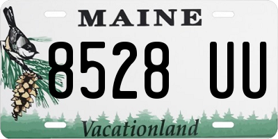 ME license plate 8528UU