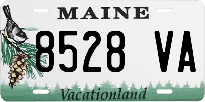 ME license plate 8528VA