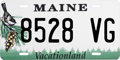 ME license plate 8528VG