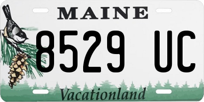 ME license plate 8529UC