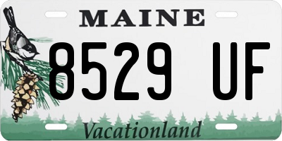 ME license plate 8529UF