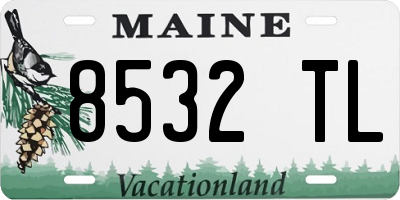 ME license plate 8532TL