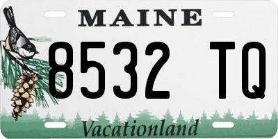 ME license plate 8532TQ