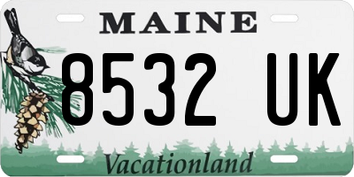 ME license plate 8532UK