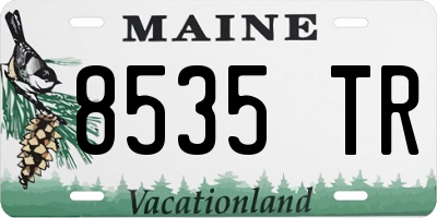 ME license plate 8535TR