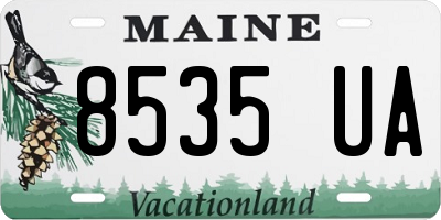 ME license plate 8535UA