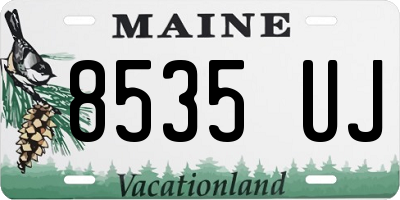 ME license plate 8535UJ