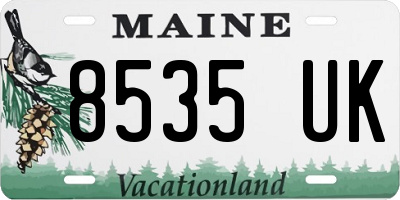 ME license plate 8535UK