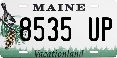 ME license plate 8535UP