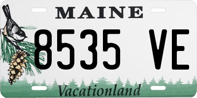 ME license plate 8535VE