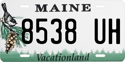 ME license plate 8538UH