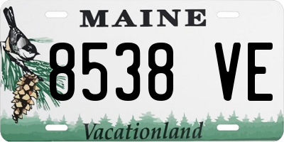 ME license plate 8538VE