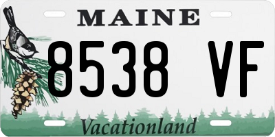 ME license plate 8538VF