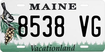 ME license plate 8538VG