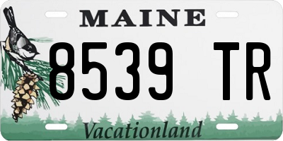 ME license plate 8539TR