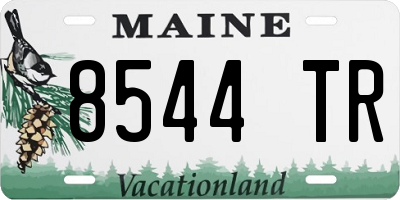 ME license plate 8544TR