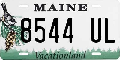 ME license plate 8544UL