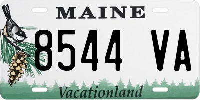 ME license plate 8544VA