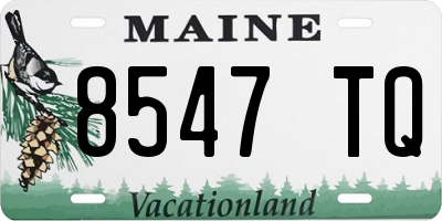 ME license plate 8547TQ