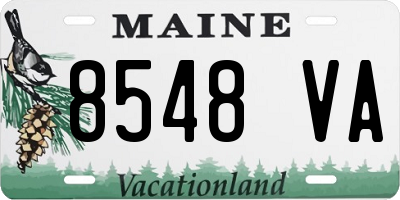 ME license plate 8548VA