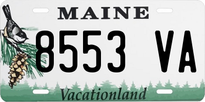 ME license plate 8553VA