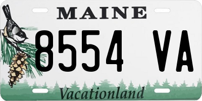 ME license plate 8554VA
