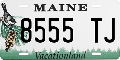 ME license plate 8555TJ