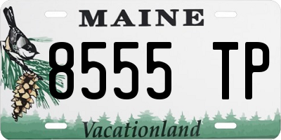 ME license plate 8555TP
