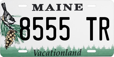 ME license plate 8555TR
